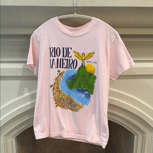 Pink Rio de Janeiro Graphic T-Shirt